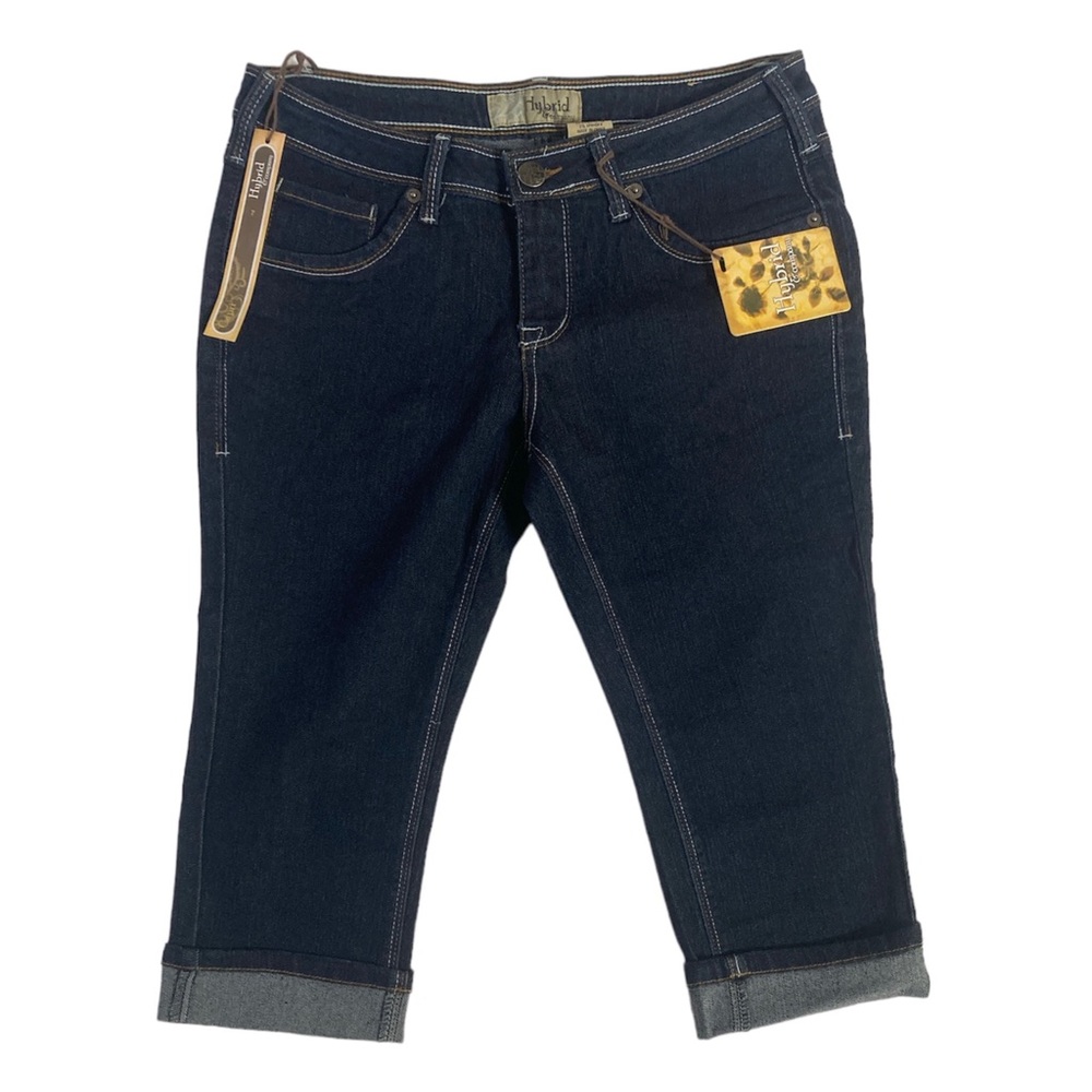 Hybrid & Company Stretchy Slim Fit Capri Jeans NWT - Size 7